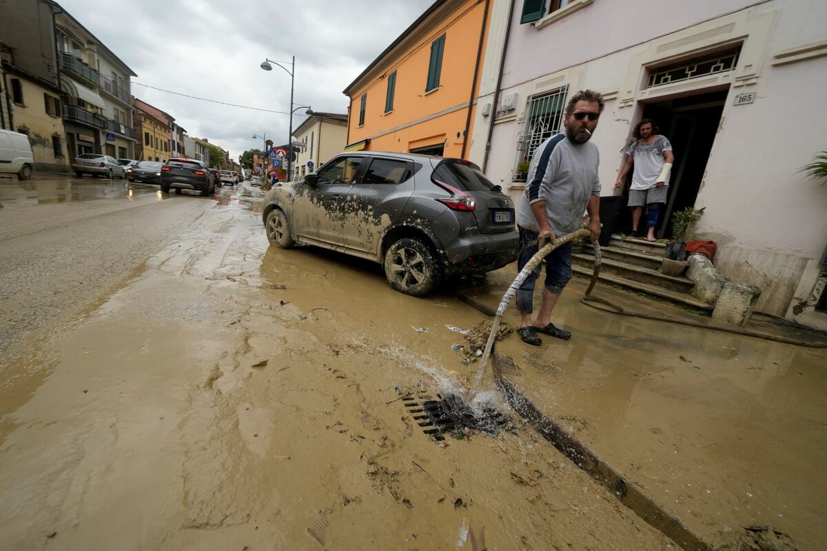 Inundaciones en Italia. (AP)