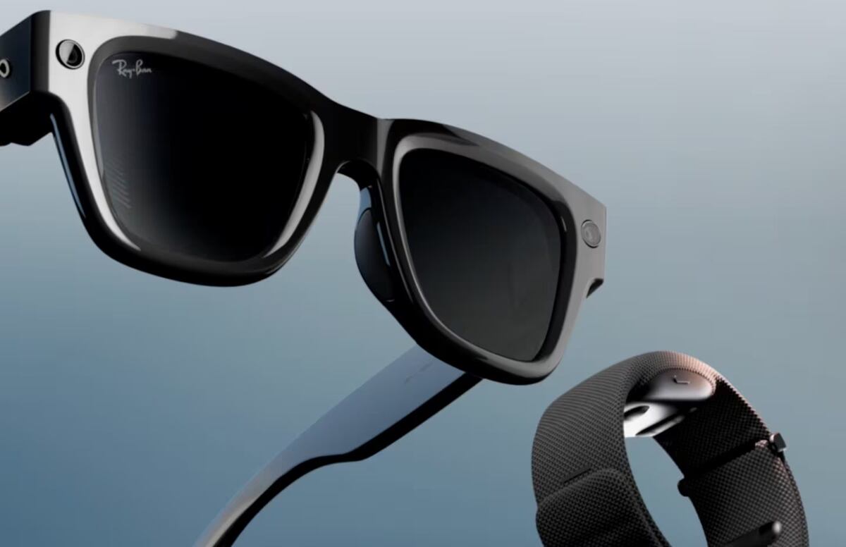 Gafas inteligentes de Meta: cómo funciona la tecnología que permite “escribir en el aire” sin teclado ni pantalla