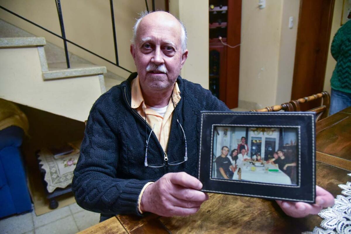 Alberto Colomba, padre de Villa María que tiene sus hijos viviendo en el extranjero (La Voz)
