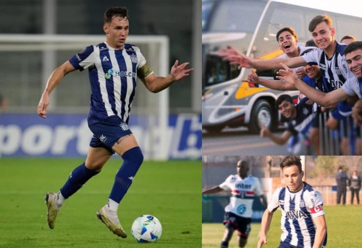 Schott, en el Mundo Talleres. Designado como capitán de Talleres ante Alianza Lima. Antes hincha, jugador del semillero, con la cinta en varias categorías, cedido y de regreso. (Prensa: Talleres)