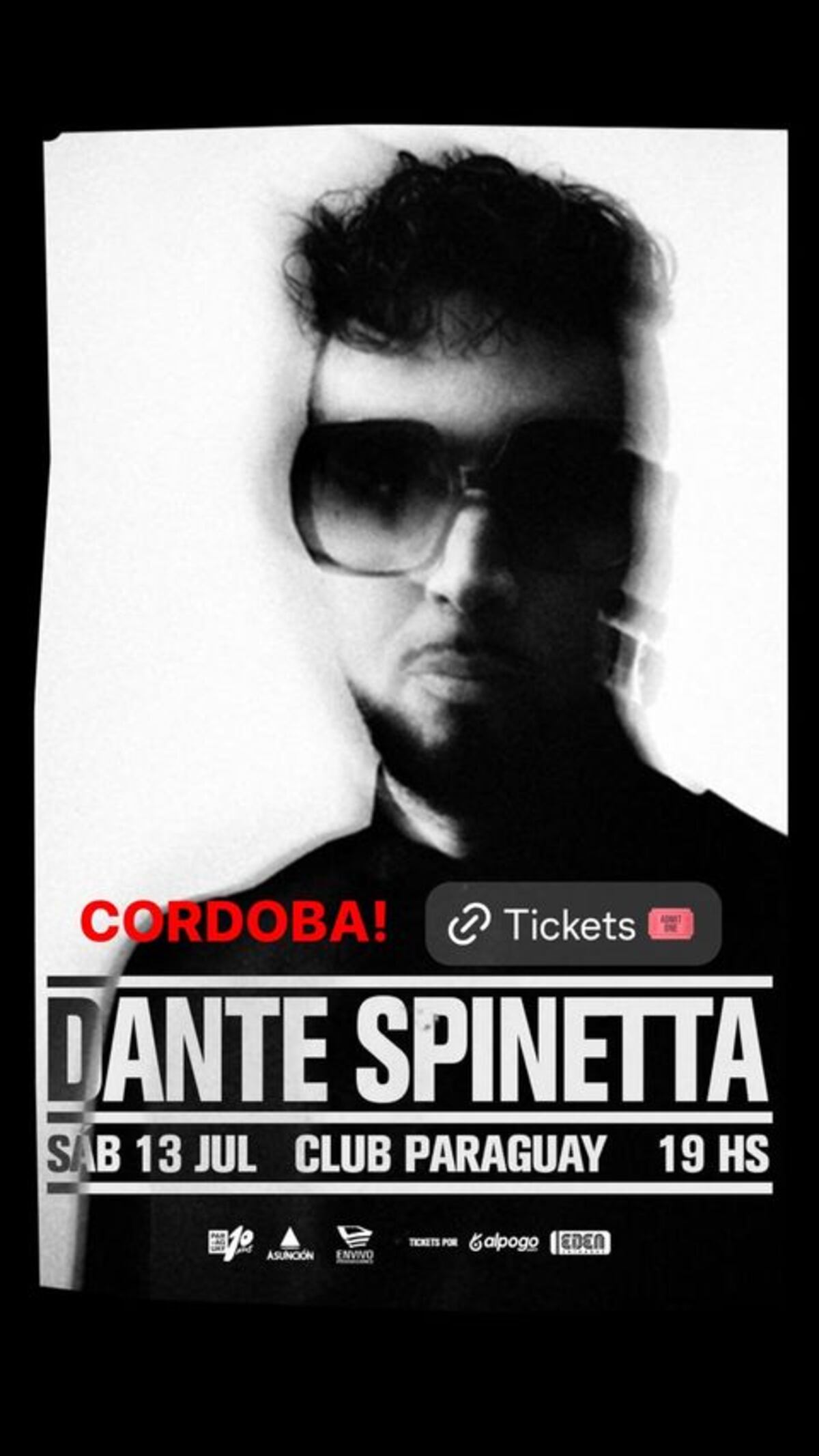 Dante Spinetta vuelve a Córdoba. (Captura)