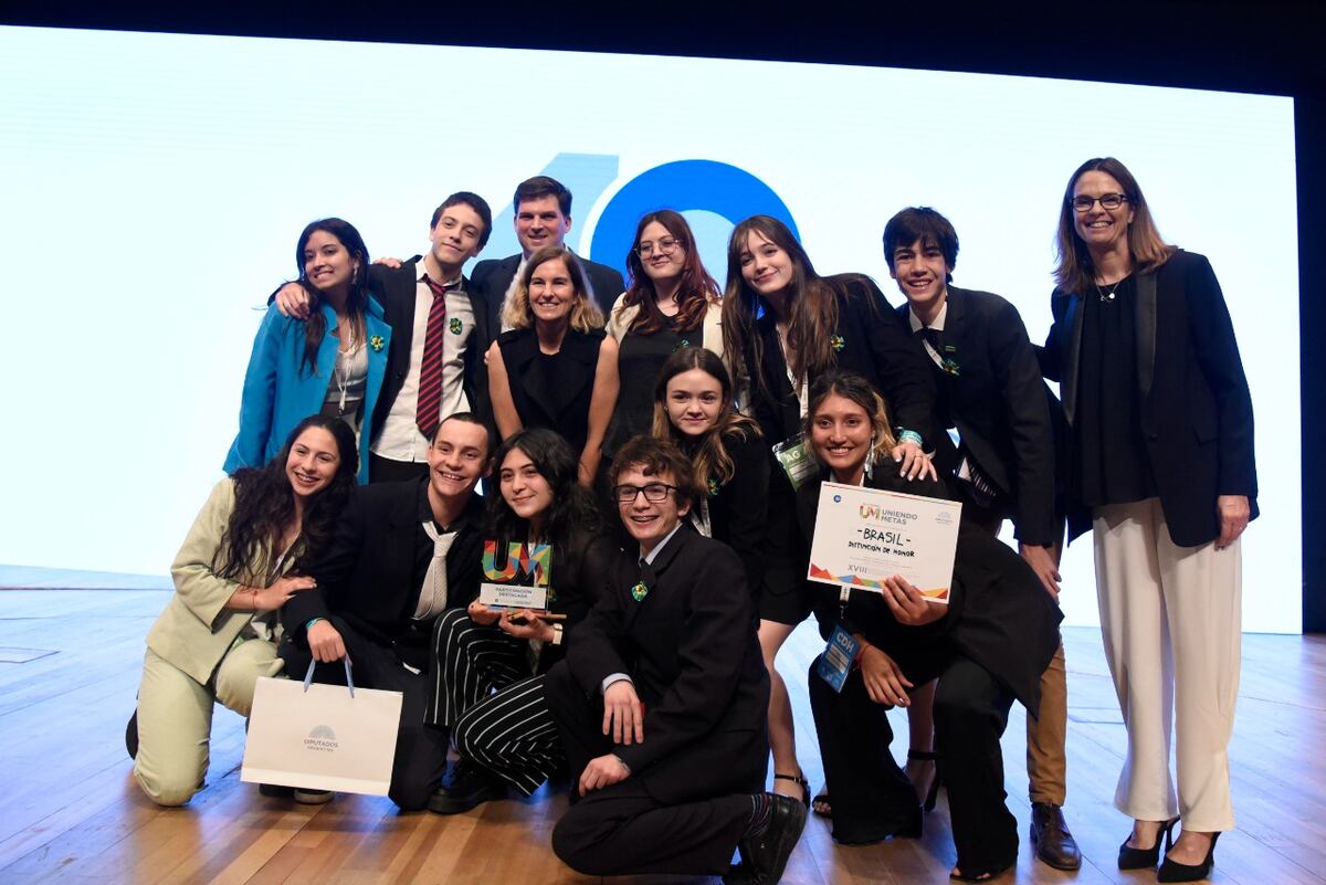 Mas de 800 jóvenes de escuelas secundarias de todo el país participaron durante dos jornadas .(Foto: Cámara de Diputados)