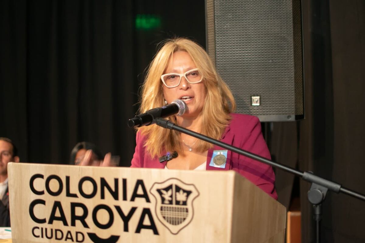 La intendenta de Colonia Caroya, Paola Nanini