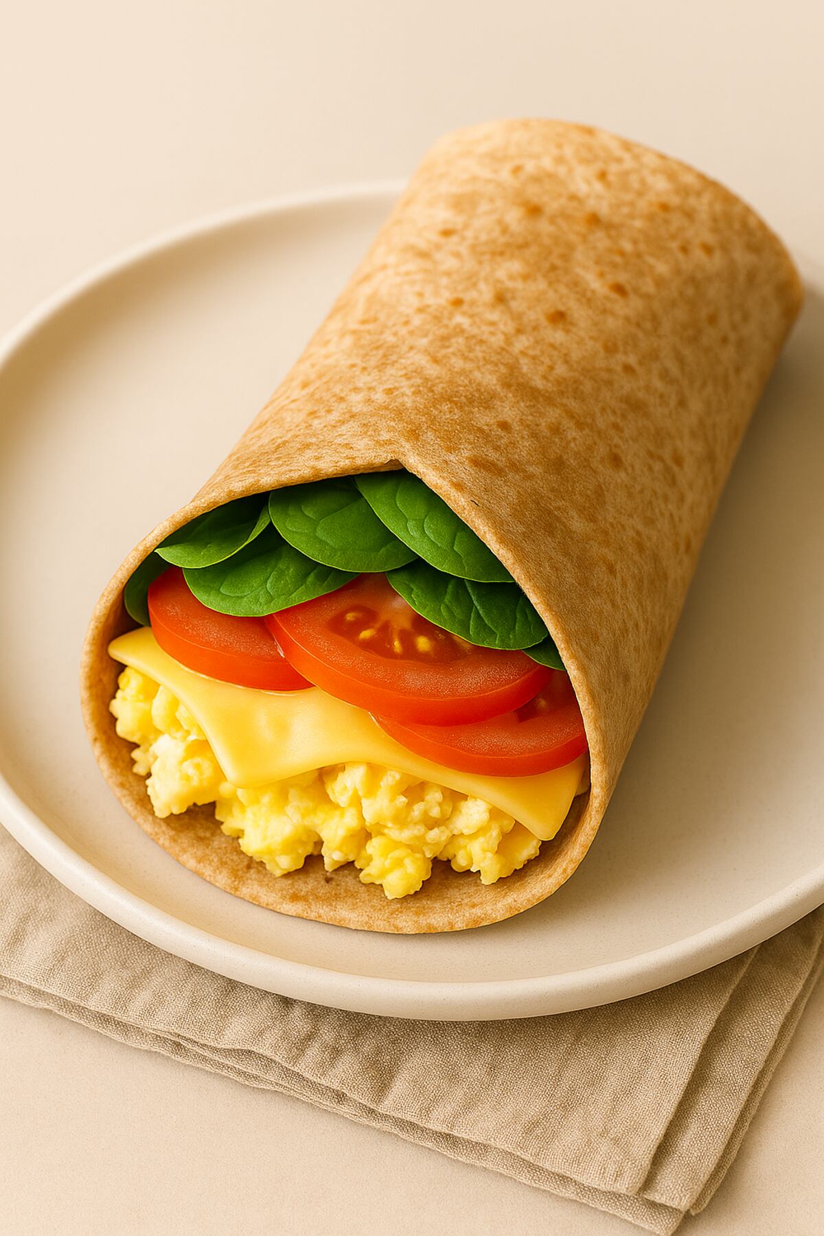 El relleno del wrap puede variar, pero es importante sumarle proteina.