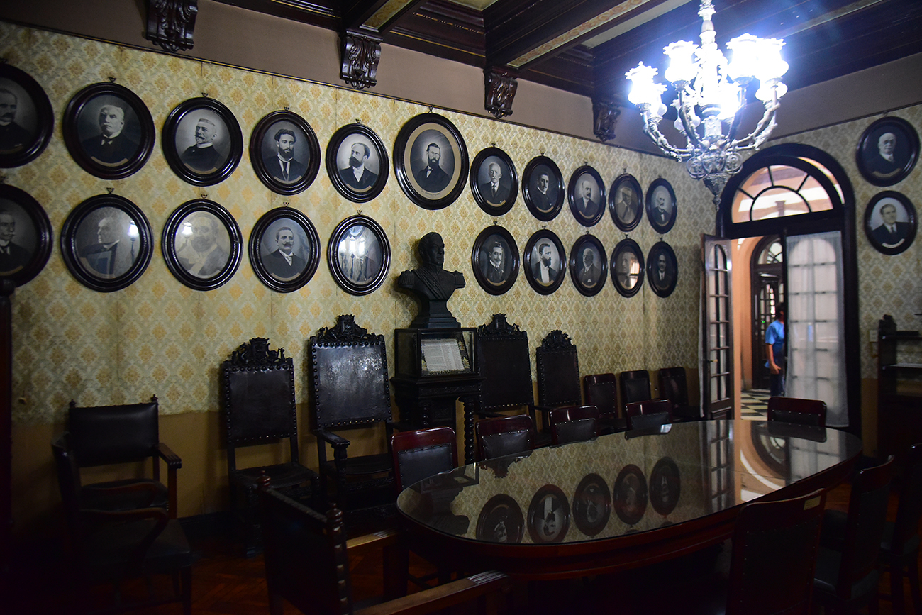 Restauración del edificio de la Asociación Española.Foto: Pedro Castillo / La Voz 