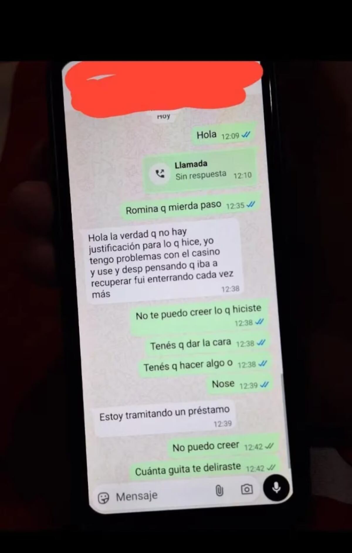 Denunciaron a una madre que gastó $ 17 millones recaudados para la fiesta de egresados en el casino. (Gentileza)