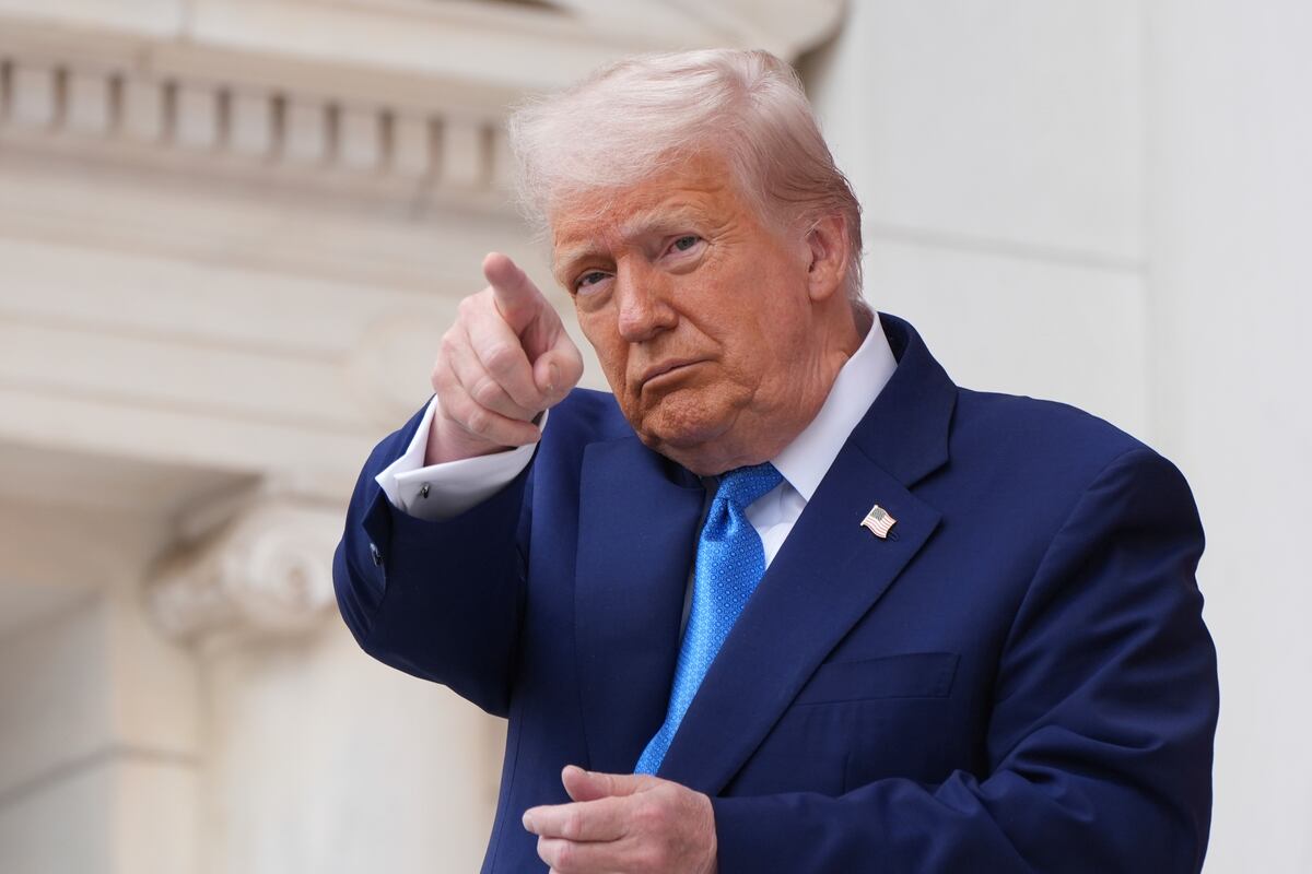 El presidente estadounidense Donald Trump durante un evento en Arlington, Virginia, el lunes 26 de mayo de 2025. (AP Foto/Jacquelyn Martin)