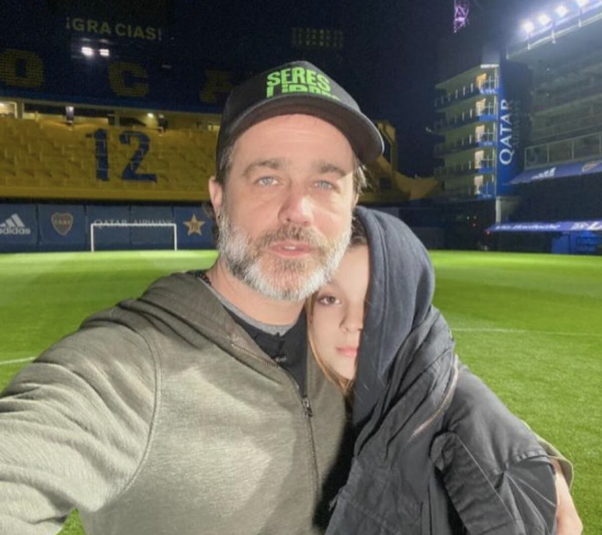Gastón Pauls junto a Muna, su hija fruto de su relación con Agustina Cherri