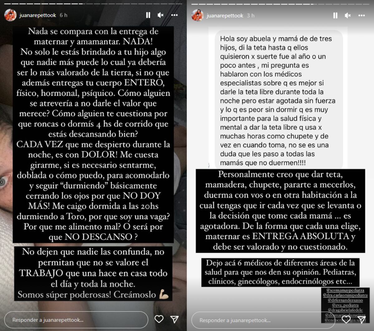 (Instagram Juana Repetto)