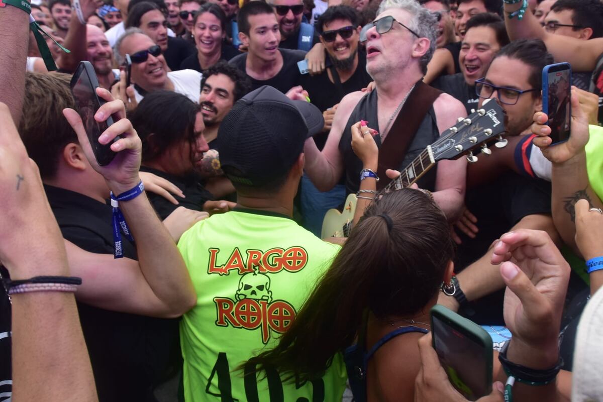 Presentación de Juanse en Cosquín Rock 2026. (Javier Ferreyra / La Voz)