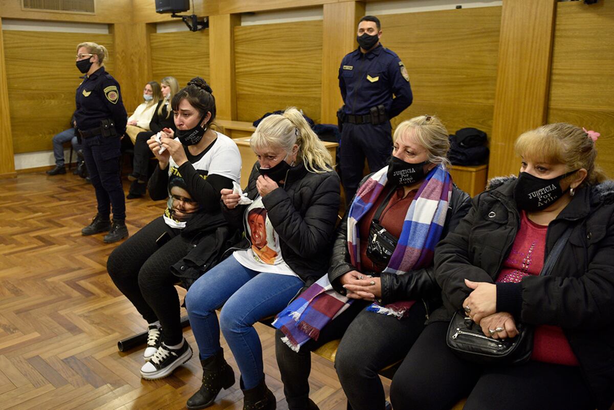 Mujeres. Familiares de la víctima en la sala de audiencias. (Ramiro Pereyra / La Voz)