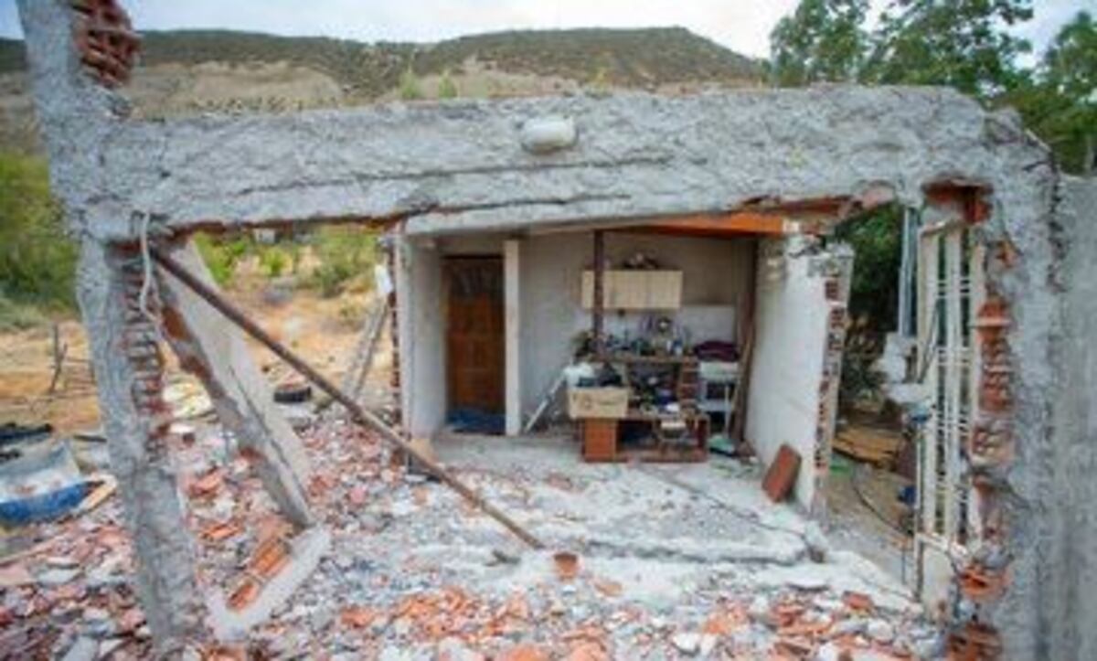 Las imágenes sobre los destrozos que generó el desplazamiento del cerro Hermitte