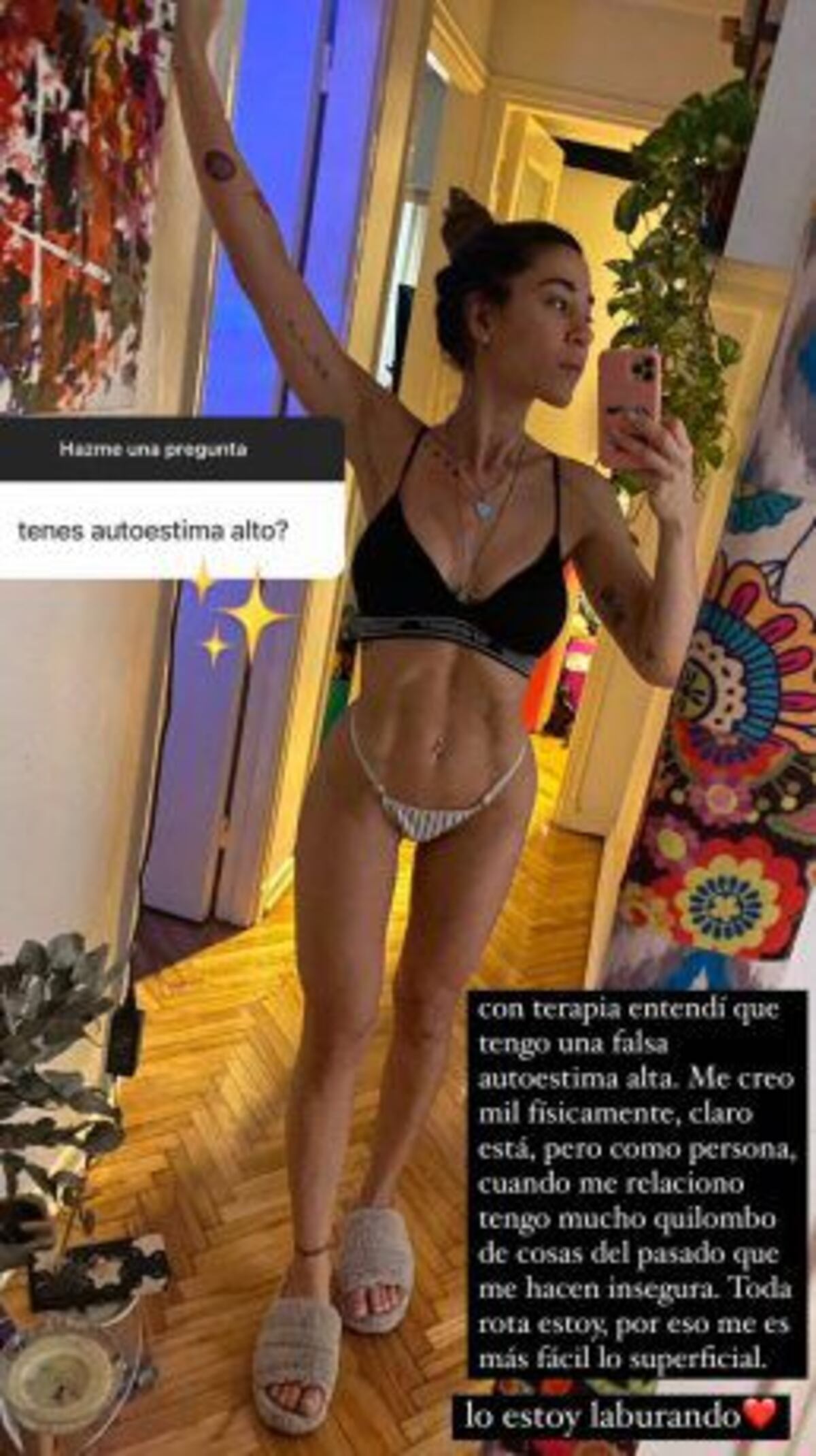 Jimena Barón habló de su autoestima en Instagram