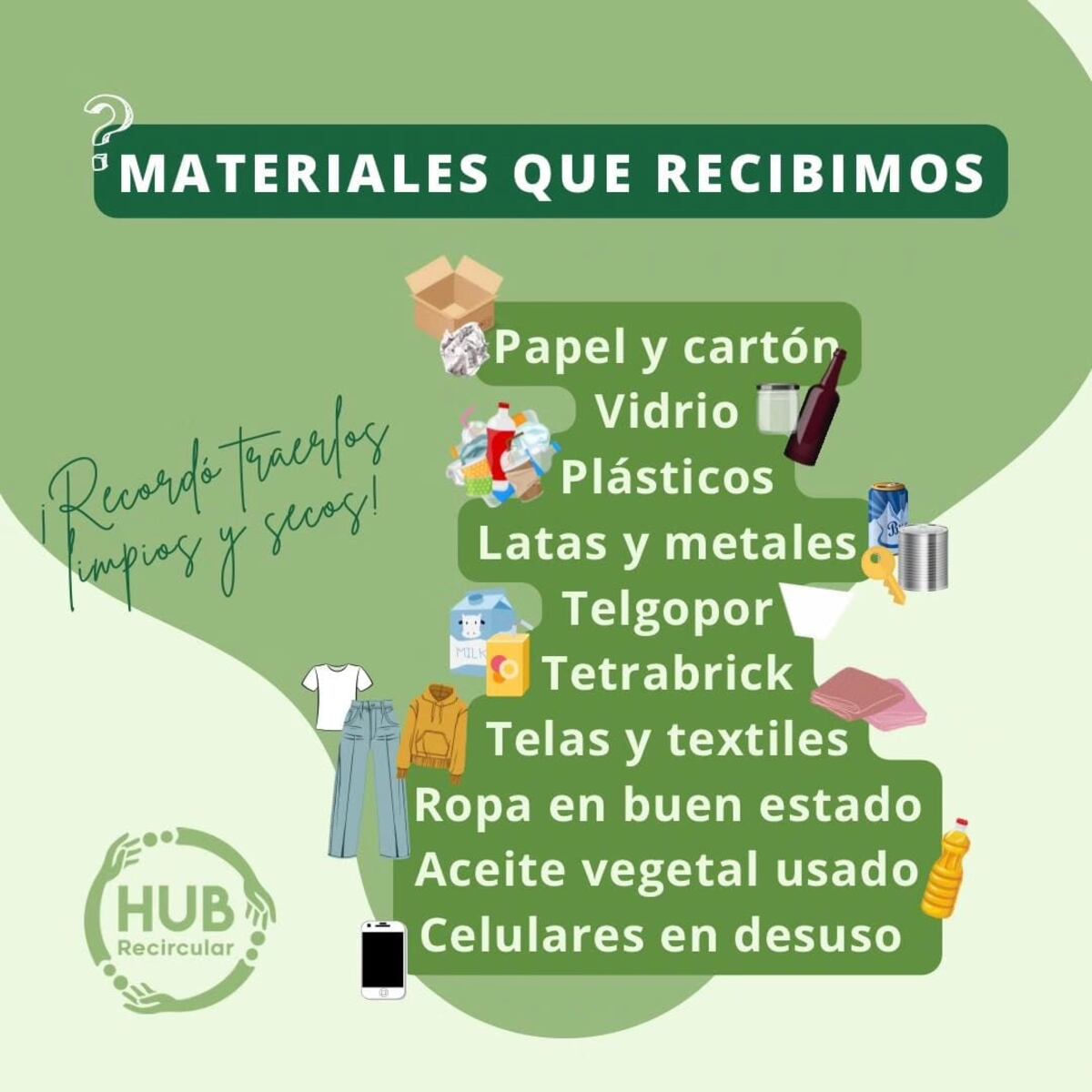 La 29° Campaña recircular del Hub recircular en Córdoba se hace este sábado 20 de mayo.