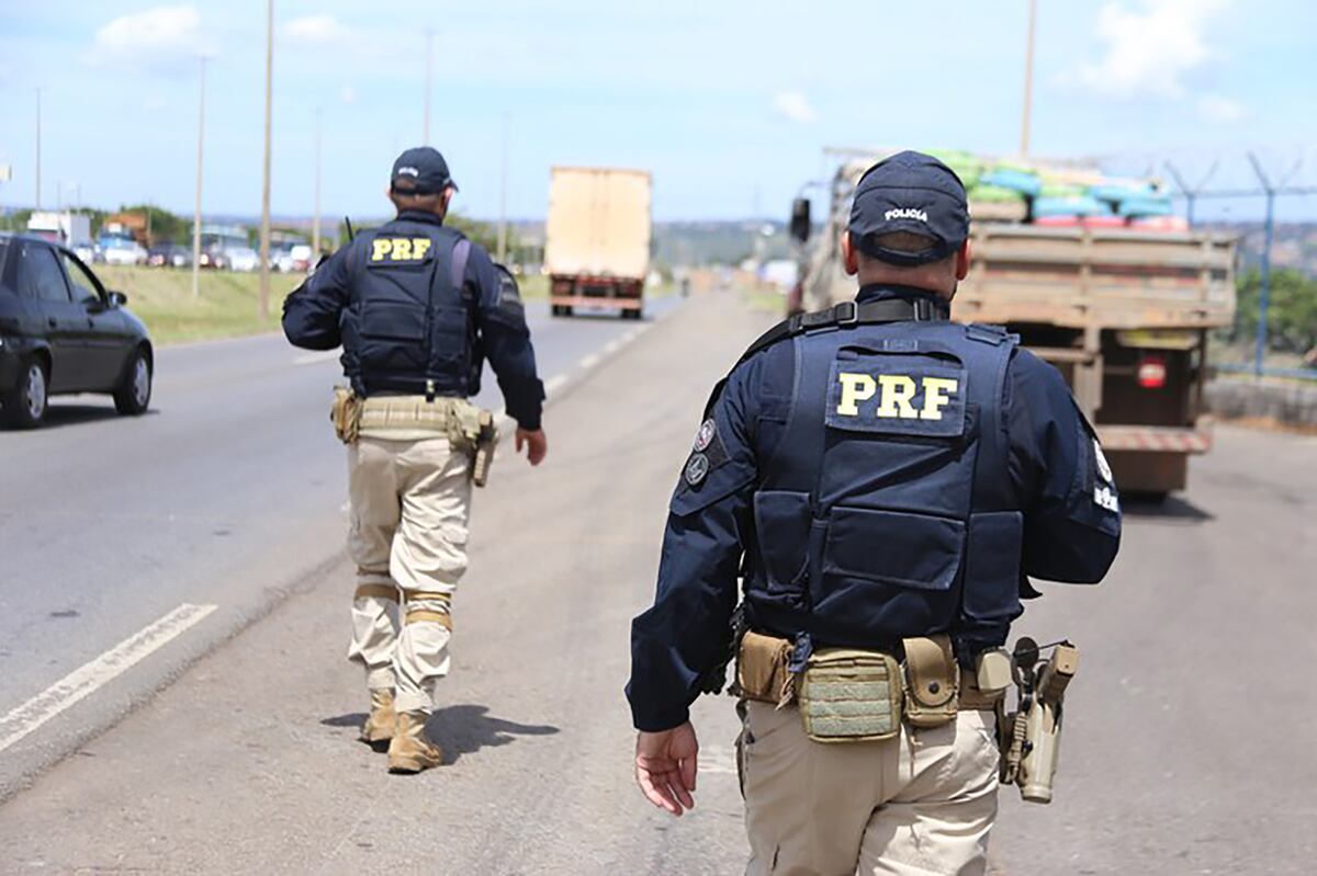 Controles viales en Brasil.