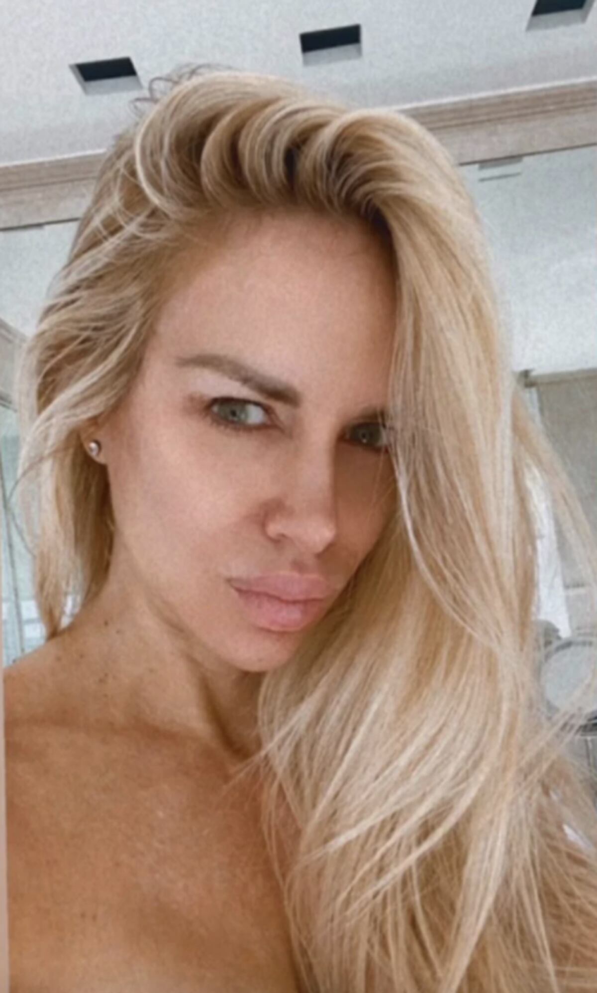 La foto de Luciana Salazar a cara lavada