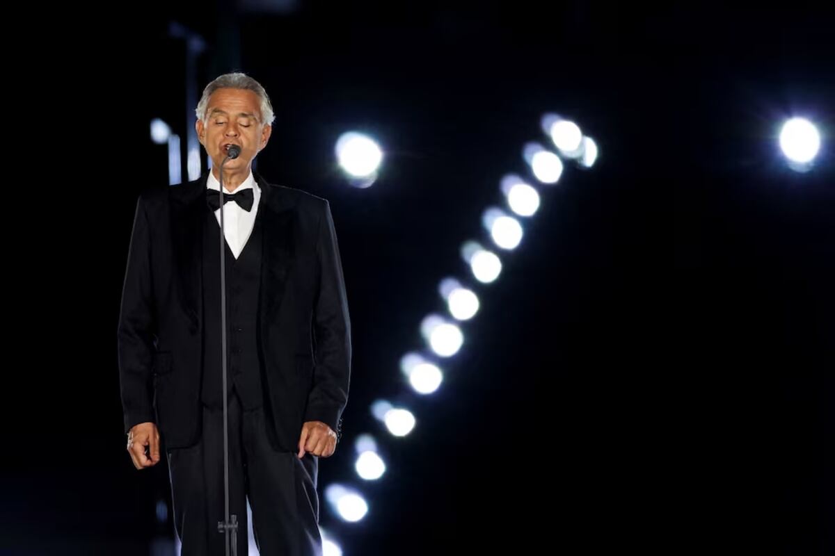 andrea Bocelli en Grace for the World, El Vaticano, Roma.