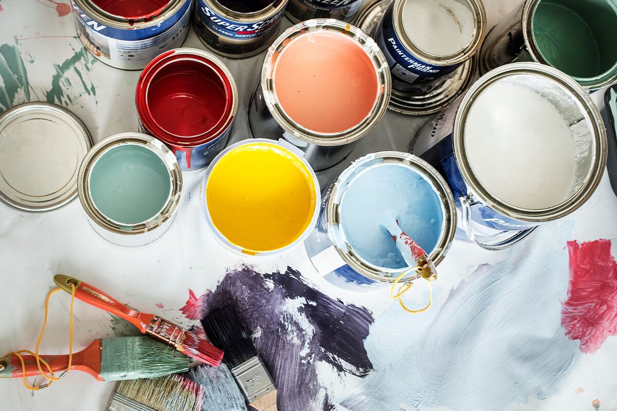 La pintura látex es la más utilizada y recomendada para las paredes de la casa (Freepik).