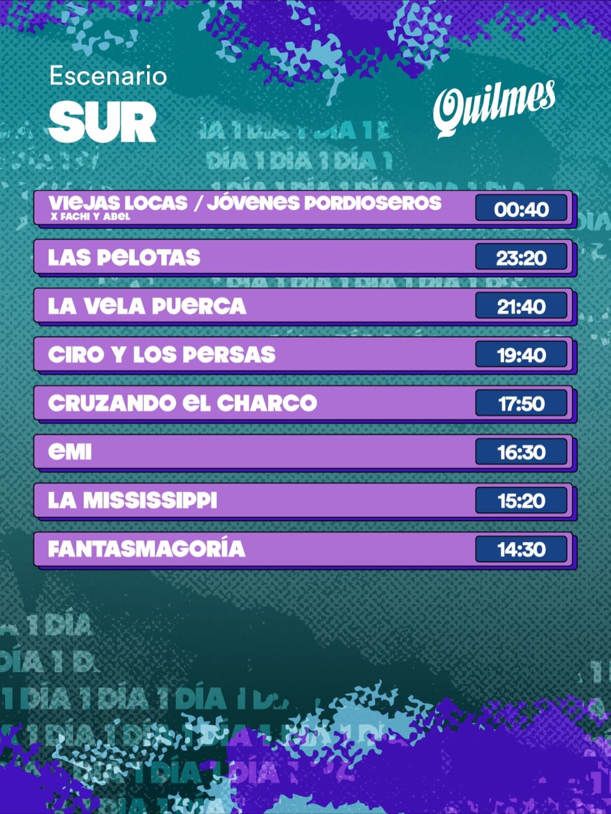 Cosquín Rock 2026. Grilla completa