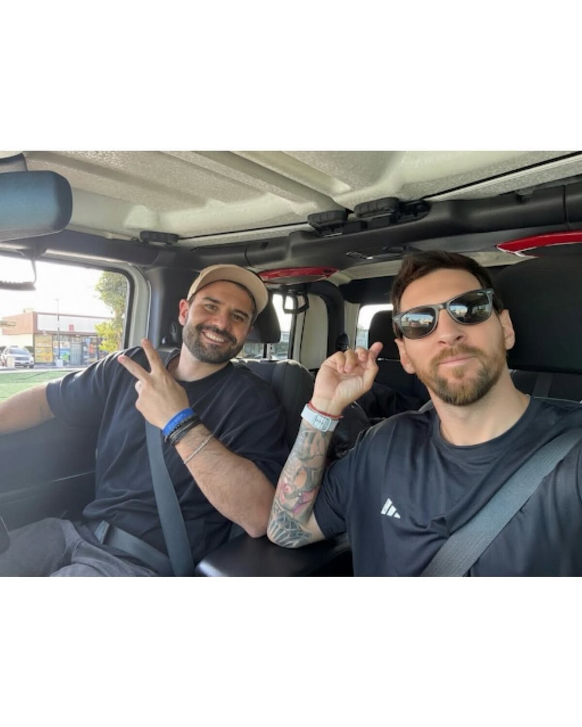Las vacaciones "con Messi".