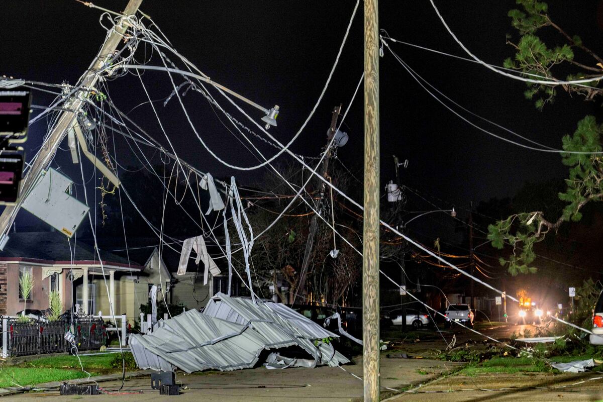 Daños en Luisiana. (AP/Matthew Hinton)