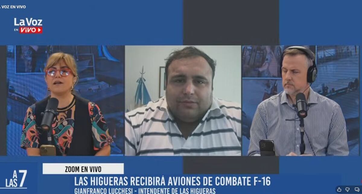 Gianfranco Luchessi, intendente de Las Higueras, sobre la llegada de los F-16.