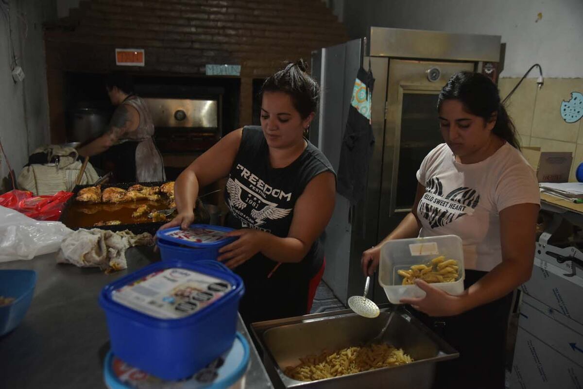 Situación de los comedores y merenderos de Córdoba. Comedor y merendero La Botellita de barrio Maldonado (Facundo Luque/La Voz)