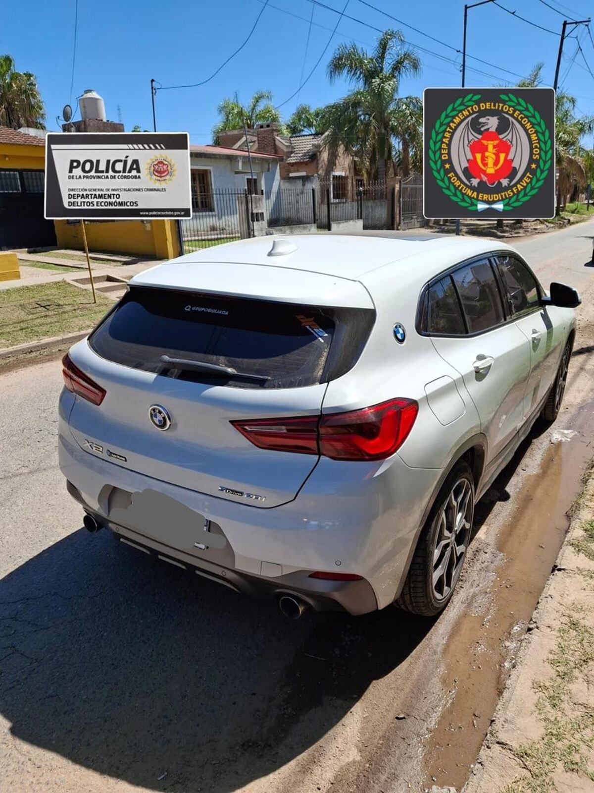 Alta gama. Un BMW X2, entre los vehículos de alta gama secuestrados. (Gentileza)