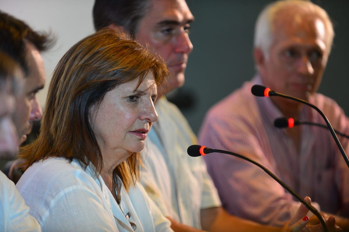 Patricia Bullrich visitó la muestra Expoagro. (Nicolás Bravo / La Voz)