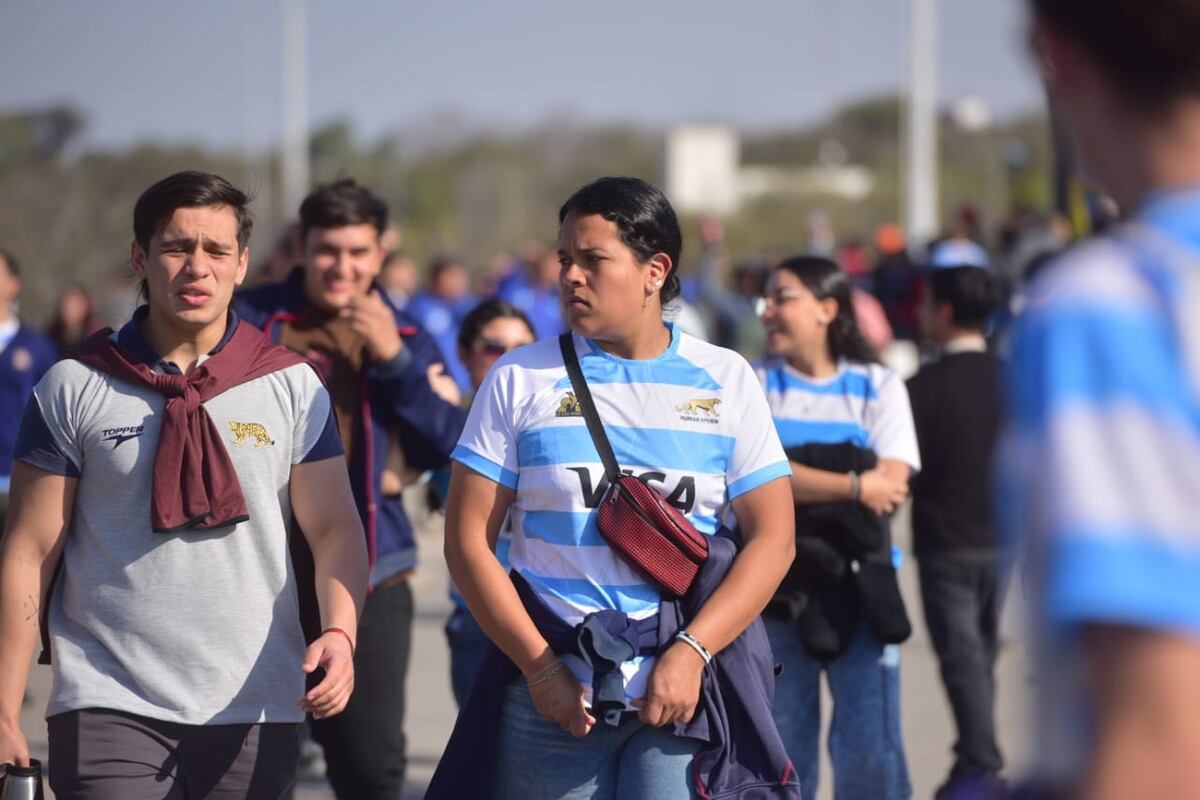 Cara 'e Cancha de Los Pumas en la previa del partido con los All Blacks en el Kempes. (José Gabfriel Hernández / La Voz)