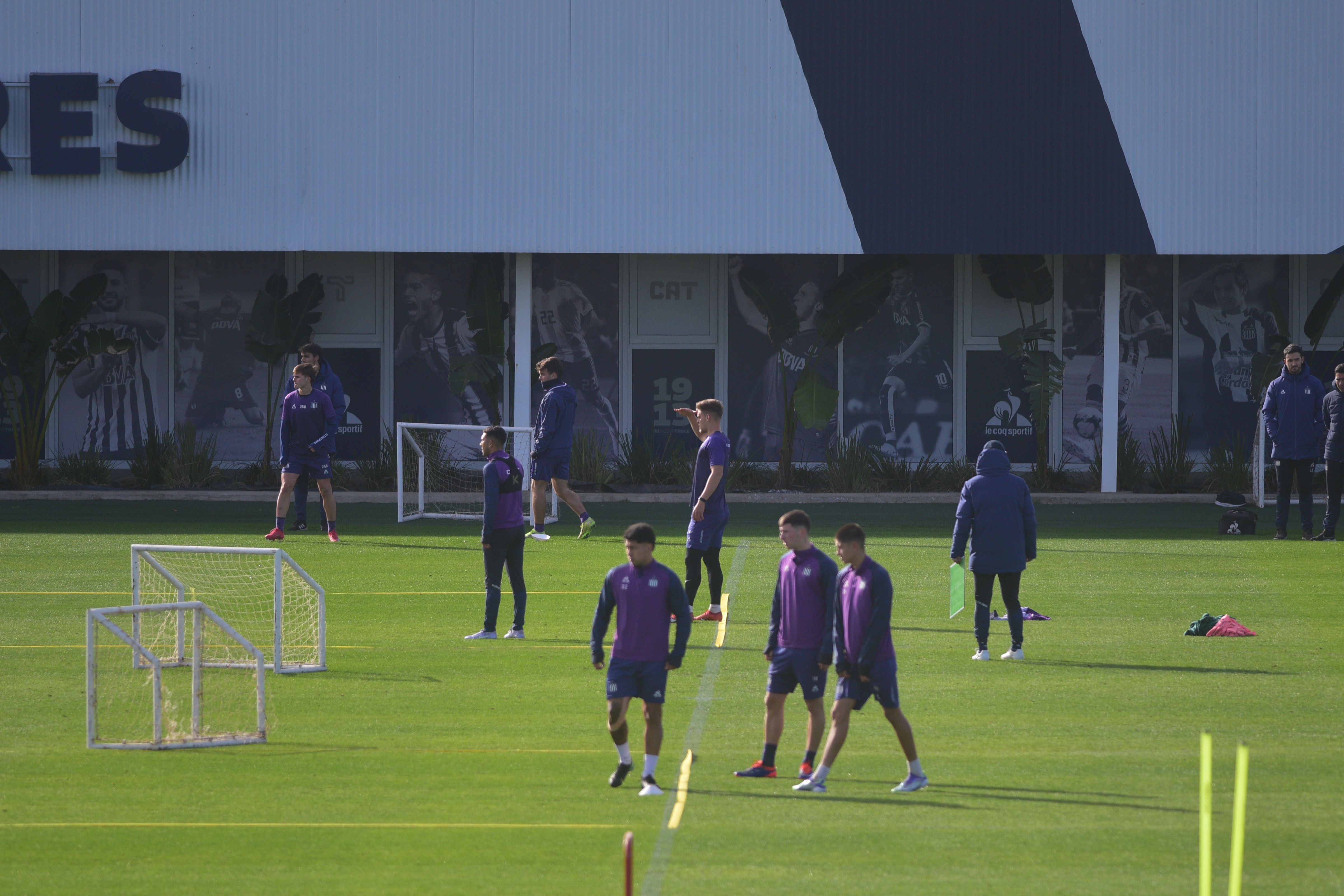 Federico Girotti en el entrenamiento de Talleres en el Card. (Pedro Castillo / La Voz)