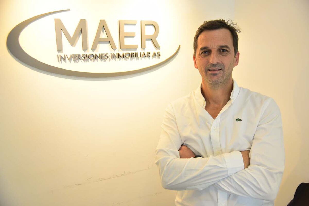 Pablo Maer continúa el legado de su padre Mauricio y es parte de una familiar con 50 años de trayectoria en el rubro inmobiliario. (Pedro Castillo / La Voz)