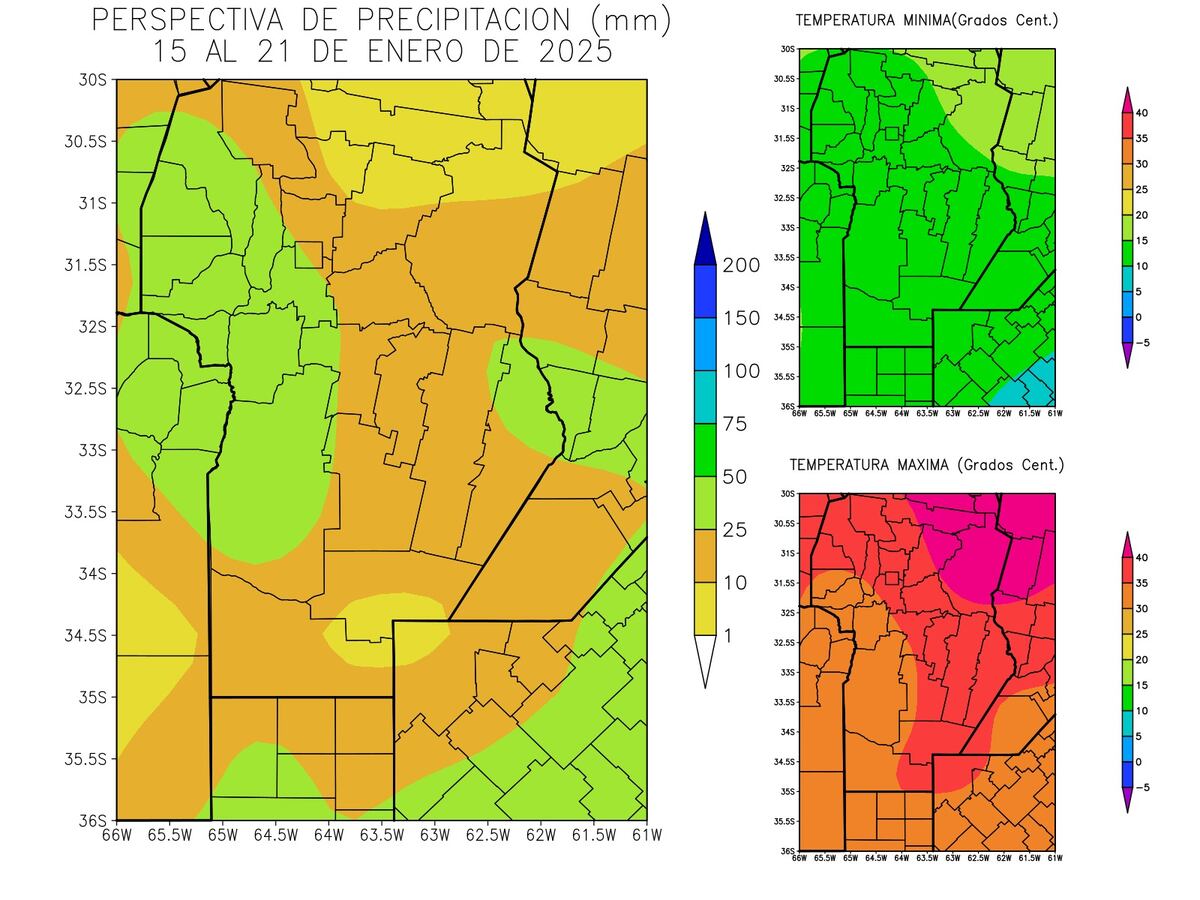 Principales estadisticas climatológicas del 15 al 21 de enero. (Eduardo Sierra)