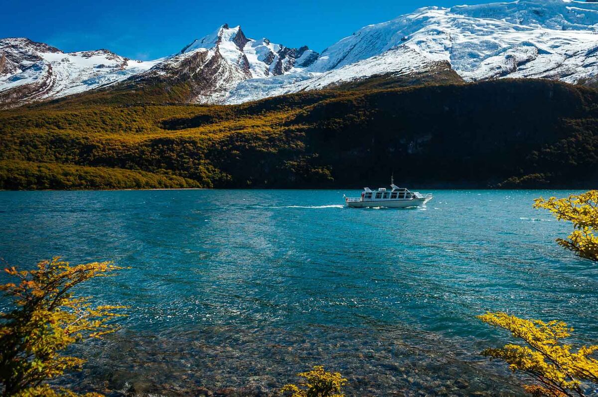 Lago del Desierto, a pocos kilómetros de El Chaltén.