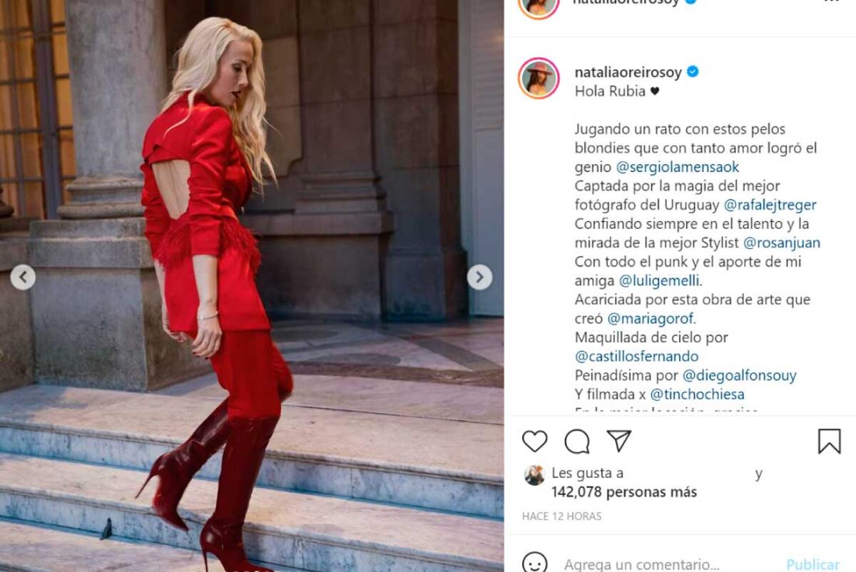 (Instagram Natalia Oreiro)