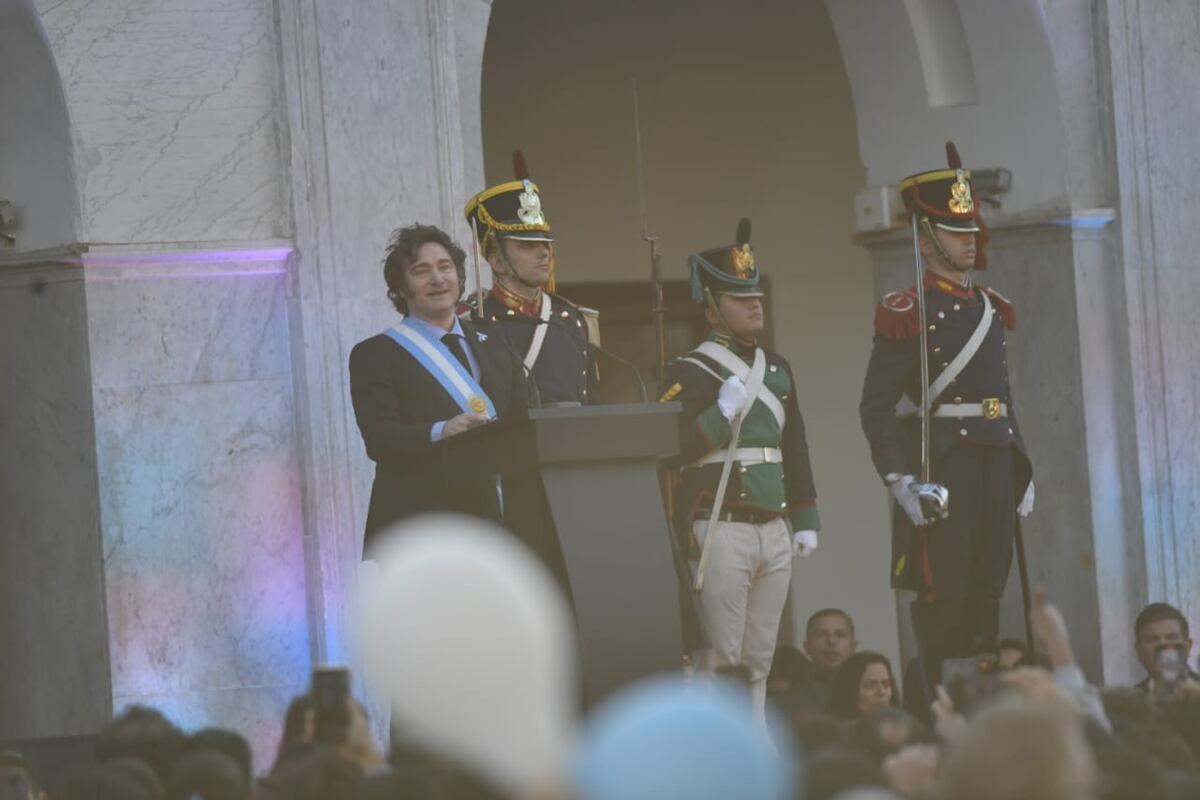 Milei en Córdoba por el acto del 25 de Mayo en el Cabildo (Javier Ferreyra / La Voz)