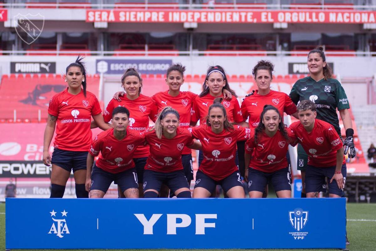 Yohana con Independiente jugando en el Libertadores de América (Prensa CAI)