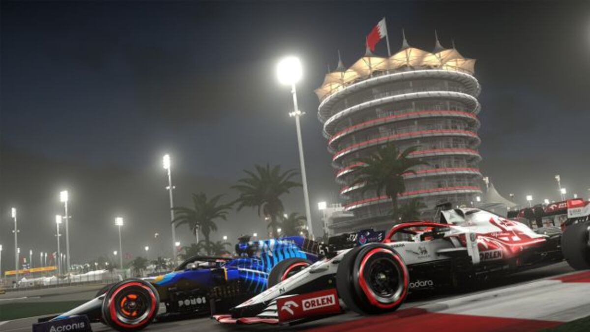Una captura de imagen del videojuego de la Fórmula 1. (Prensa EA)