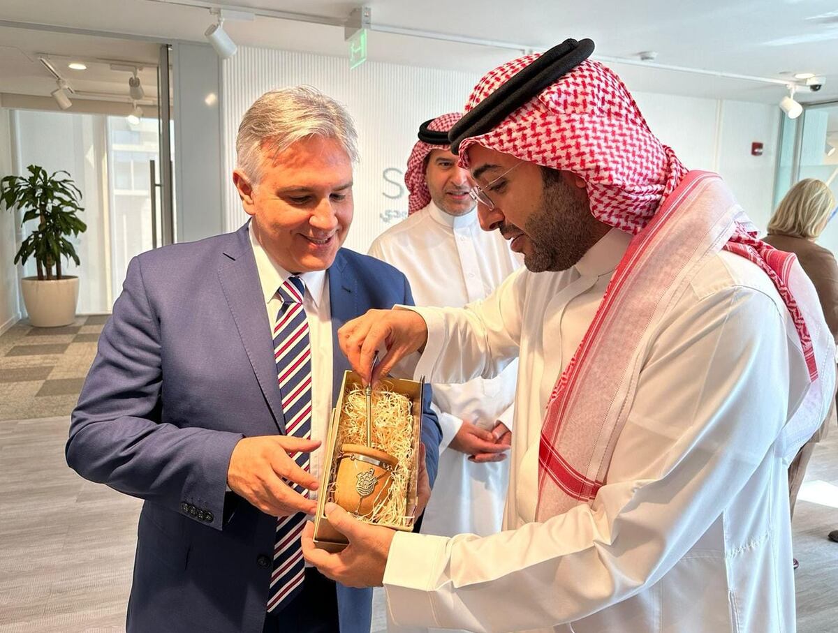Martín Llaryora sigue con su gira por Arabia Saudita. (Municipalidad de Córdoba)