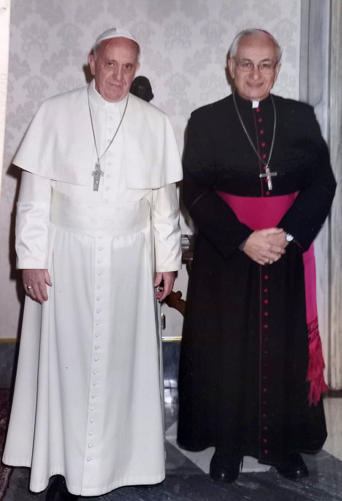 Francisco con Carlos Ñañez.
Foto: Gentileza