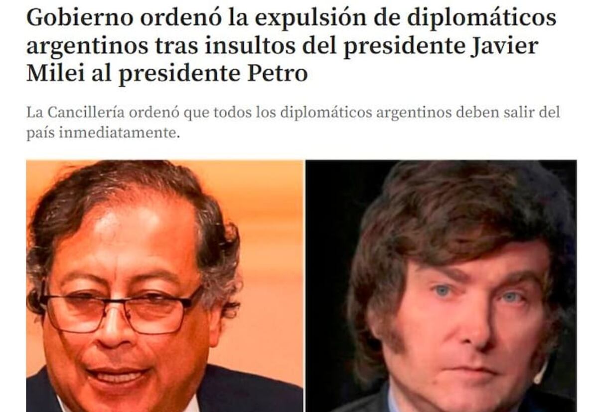 Así retrata el conflicto el diario El Colombiano. (Captura)