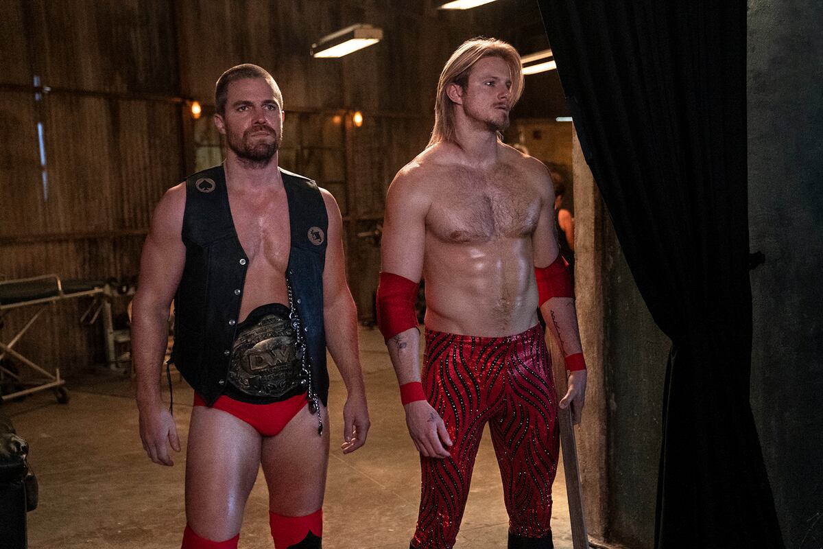 Heels Season 1 2021
DWL Arena; Ace Spade (Alexander Ludwig); Jack Spade (Stephen Amell)
