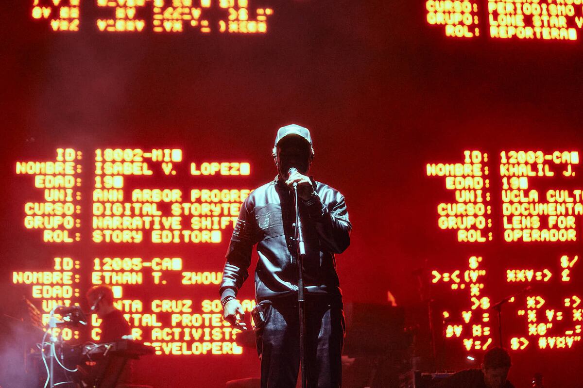 Massive Attack, muy flasheante durante su paso por Music Wins. (Gentileza Lady Miru)