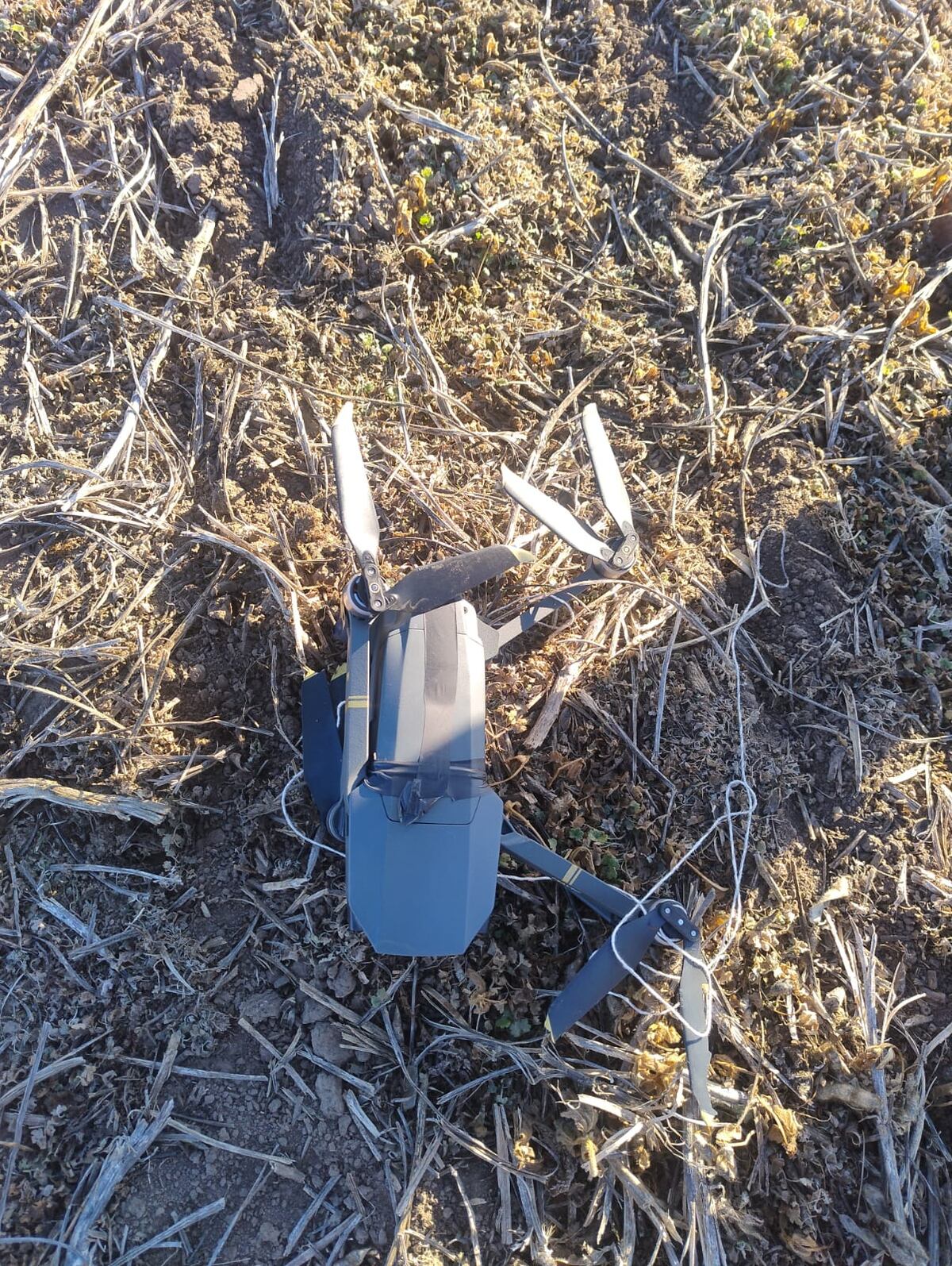 Incautaron otro dron cerca de la Cárcel de Bouwer. (Policía)