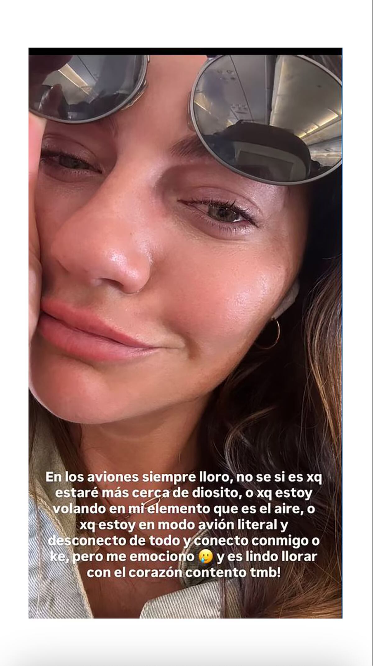 Sofía "Jujuy" Jiménez reveló por qué siempre llora en los aviones. (Foto: Captura de pantalla)