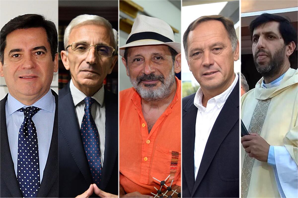Héctor Oviedo, Consejo Médico de Córdoba; Carlos Nayi, abogado; Horacio Pastawski, investigador Conicet, doctor y docente en la UNC; Gabriel De Raedemaeker, ingeniero y productor agropecuario  y Munir Bracco, de la Pastor Social.