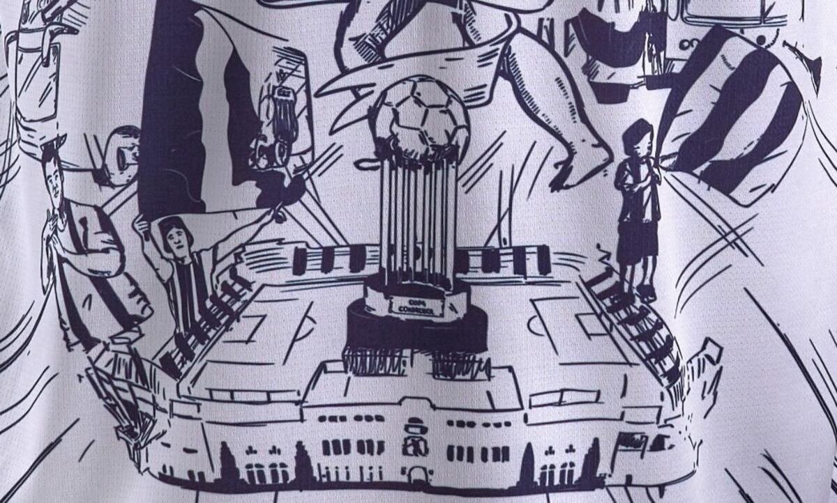 Los detalles de la camiseta que Talleres puso a la venta por el cumpleaños 110 del club.