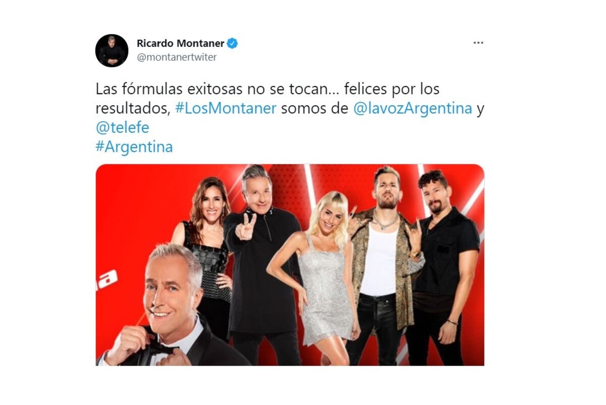 El tuit de Montaner padre sobre los rumores en torno a sus hijos. (Twitter).