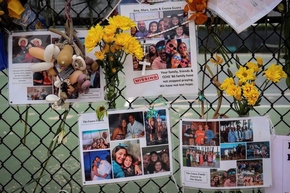 Miami. Aumentó el números de muertos por el derrumbe en Estados Unidos.