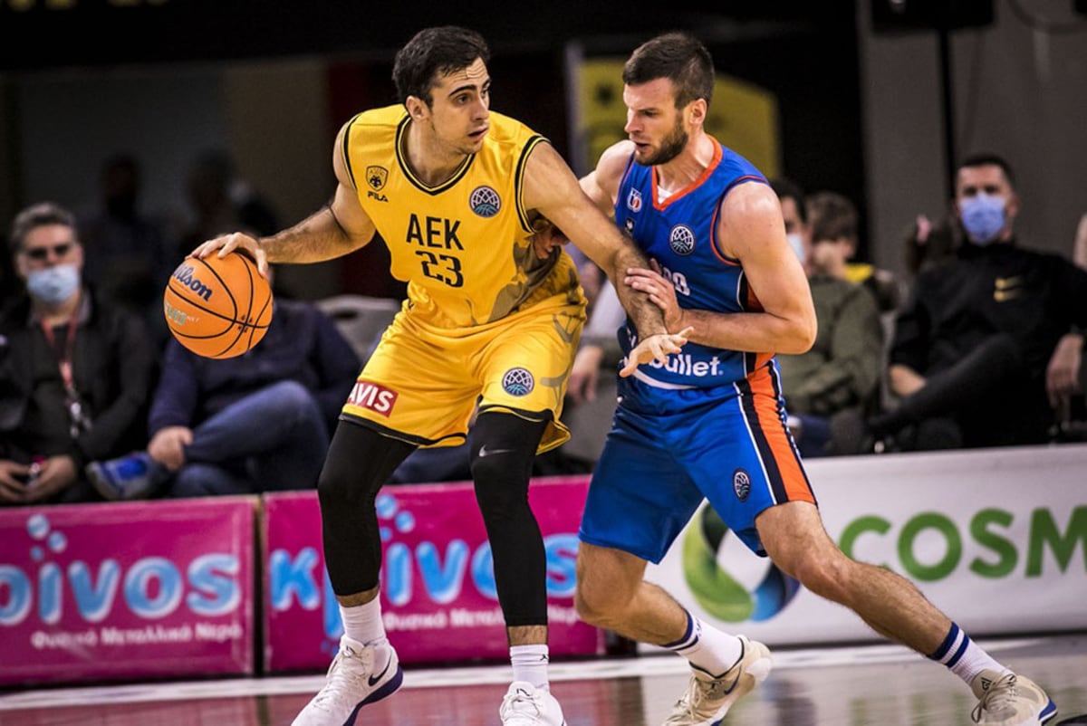 El cordobés Juan Pablo Vaulet se sumó esta temporada al elenco de Grecia. (Fiba)